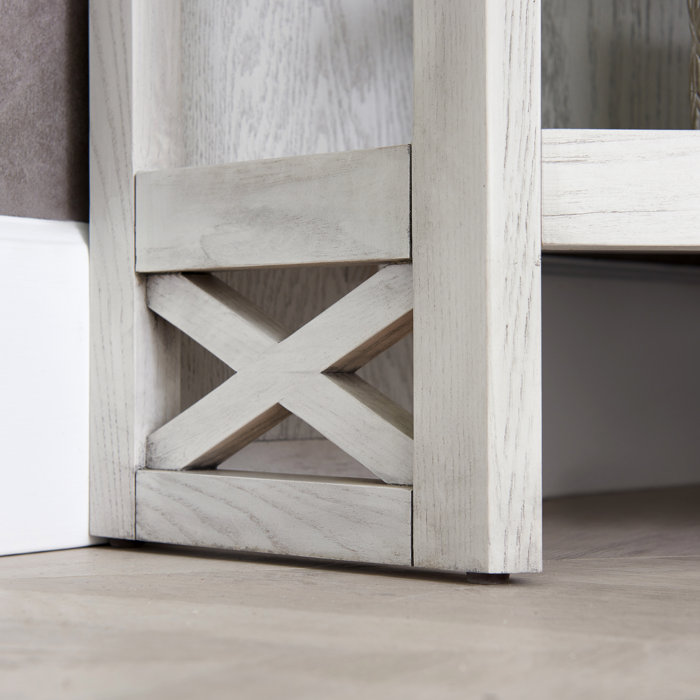 Gracie Oaks Mantel Solid Wood Corner Bookcase & Reviews Wayfair